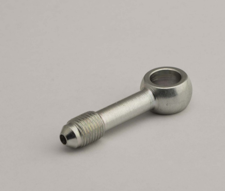 Banjo Adaptor 10mm to No 3 JIC 3/8 x 24 Extended Length