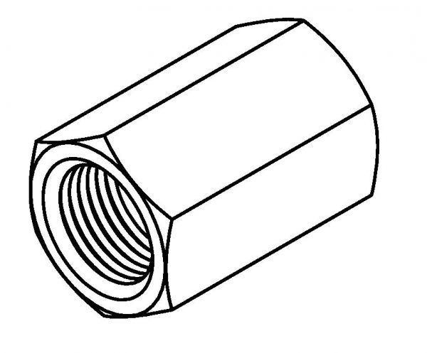 Female Tube Joiner - M12 x 1mm