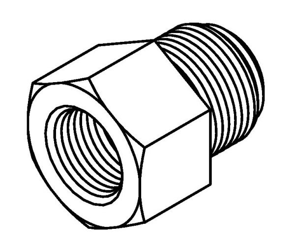 Thread Adaptor 9/16 x 18 - 7/16 x 24NS
