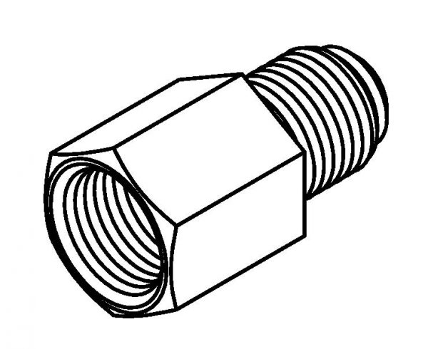 Thread Adaptor M10 x 1 - 3/8 x 24NF  DPS