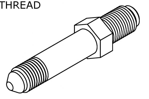 Adaptor M10 x 1.5 - No.3 JIC