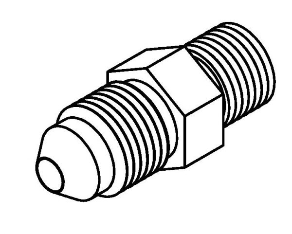 Adaptor M10 x 1.00 - No.4 JIC