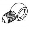 Banjo Adaptor 10mm to No 3 JIC 3/8 x 24 - Image 2