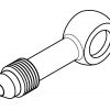 Banjo Adaptor 10mm Banjo to No 4 JIC 7/16 x 20 - Image 2