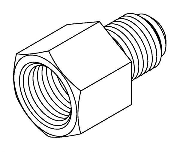 Thread Adaptor 3/8 x 24NF - 3/8 x 24NF