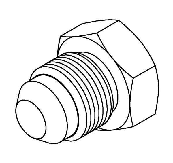 Braze on Fitting No. 6 - 1/2 Tube