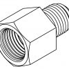Thread Adaptor 3/8 x 24NF - 1/8 x 27NPT