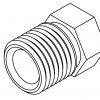 Brake Line Fitting Male  1/2 x 20NF 5/16