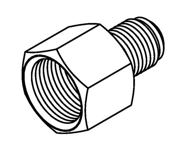 Thread Adaptor 3/8 x 24NF - 1/2 x 20NF