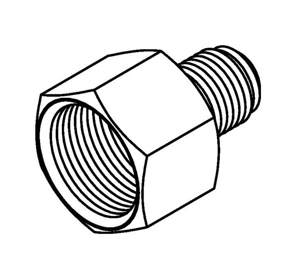 Thread Adaptor 3/8 x 24NF - 9/16 x 18NF