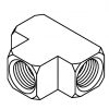 3 Way Tube Tee - 3/8 x 24NF