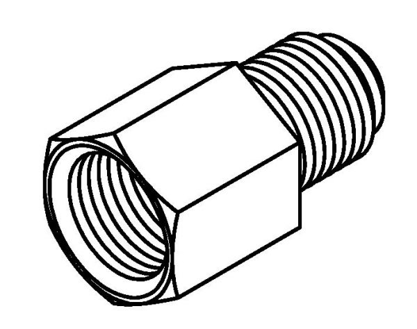 Thread Adaptor M10 x 1.25  - 10 x 1
