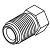 Brake Line Fitting Male  M12 x 1mm 1/4