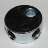 3 Way TubeTee 3/8 x 24 Thread