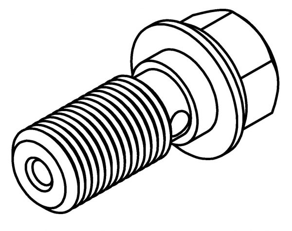 Banjo Bolt M10 x 1.25 Stainless Steel (set of 2) - Image 2