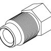Brake Line Fitting Male  M12 x 1.25mm 1/4