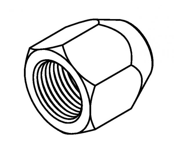 Brake Line Fitting Female  M12 x 1mm 3/16