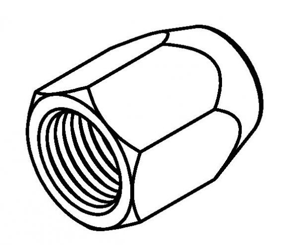 Brake Line Fitting Female  M10 x 1mm 3/16
