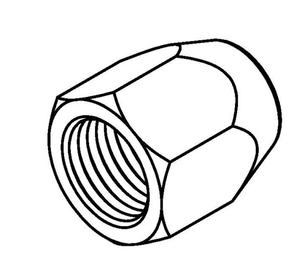 Brake Line Fitting Female 1/2 x 20NF 5/16