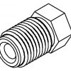 Brake Line Fitting Male  M12 x 1mm 3/16