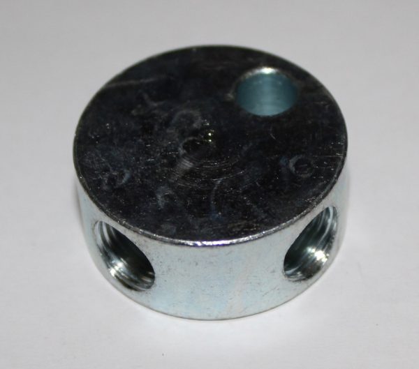 3 Way Tube Tee - M10 x 1  DPS  - 7mm mount hole