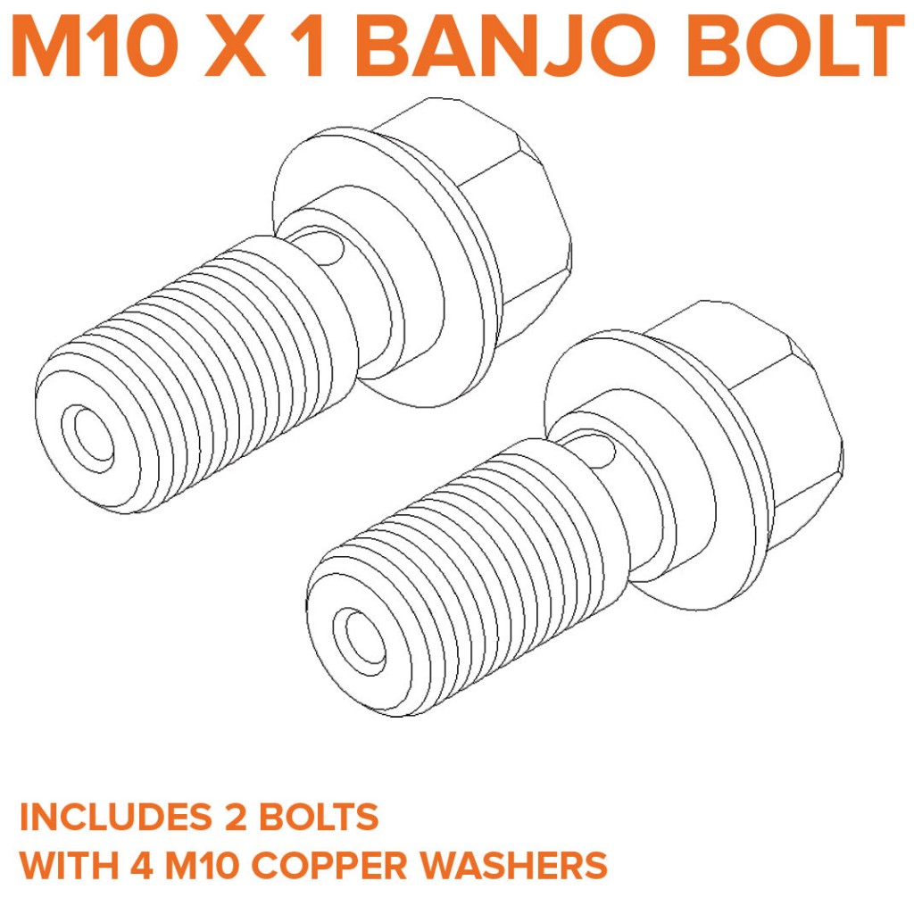 Banjo Bolt M10 X 1.0mm (set of 2)
